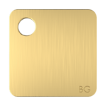 Vertical Concealed 2 Hole Single Lever Curve Spout 90º EUR - Group 7 - 24k Brushed Gold